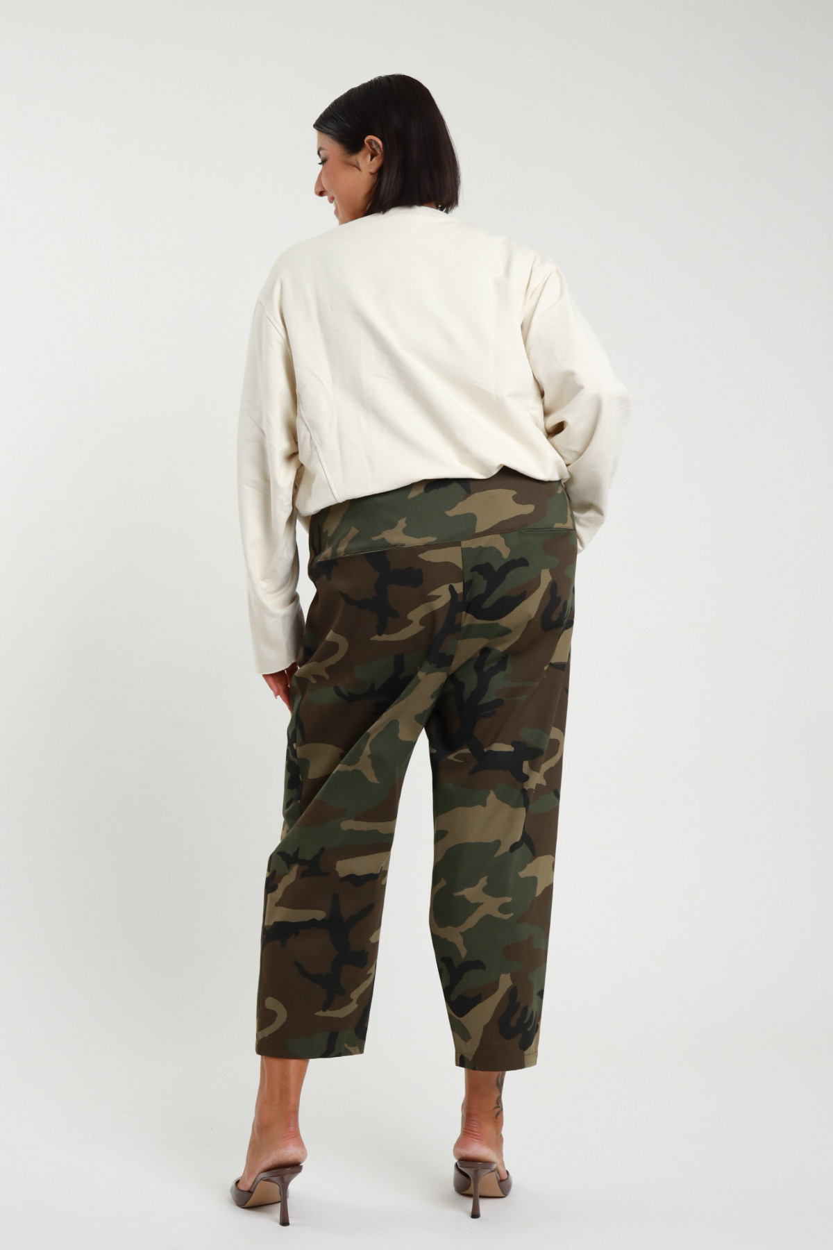Susy Star - Pantalone Ovetto Militare