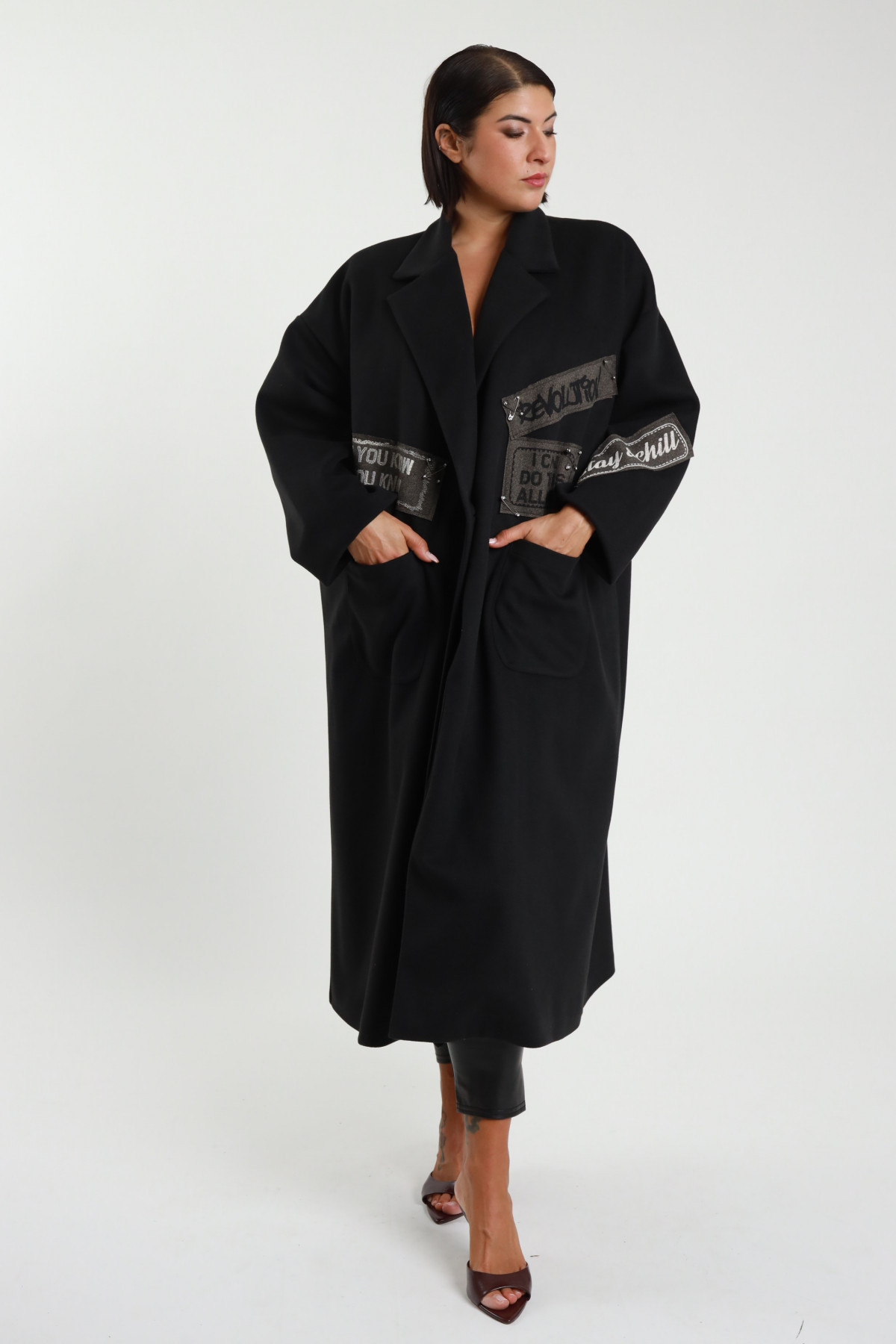 Susy Star - Cappotto con Patch