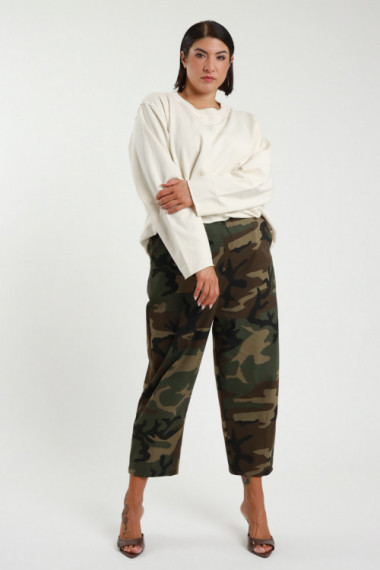 Susy Star - Pantalone Ovetto Militare