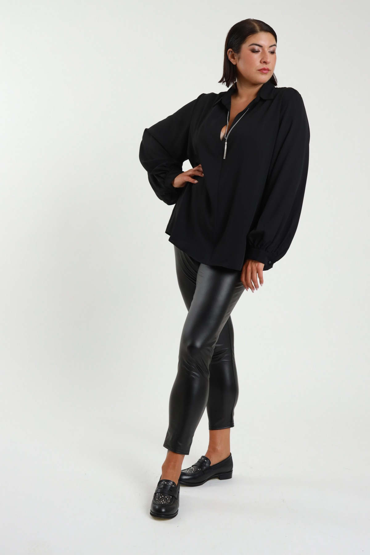 Susy Star - Leggings Ecopelle
