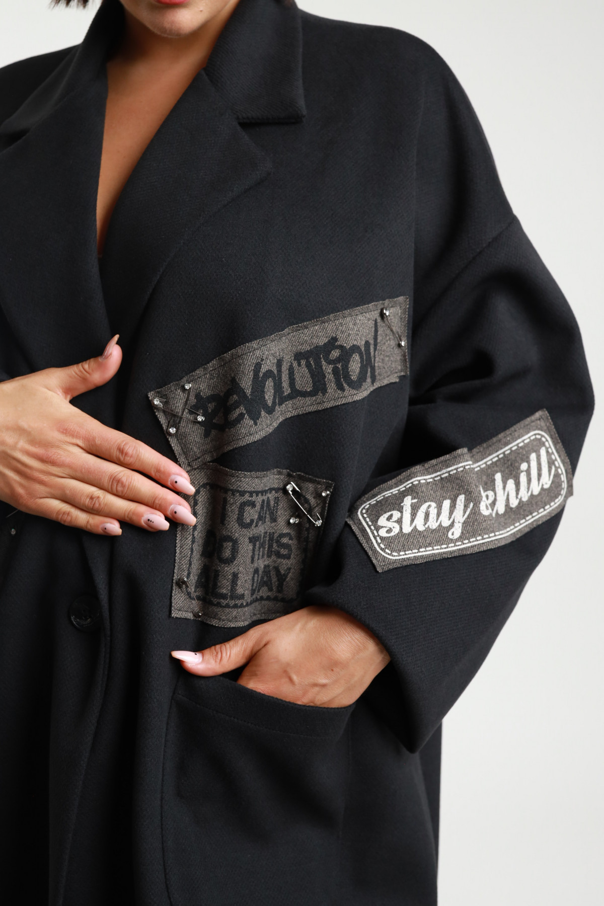 Susy Star - Cappotto con Patch