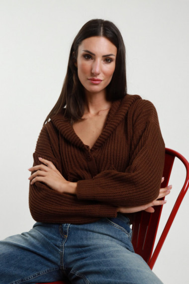 Cardigan Cappuccio