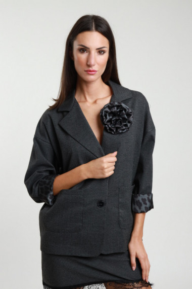 Blazer Check Fiore
