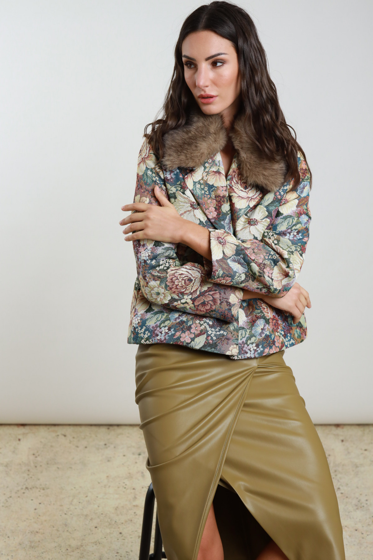 Jaquard Jacke