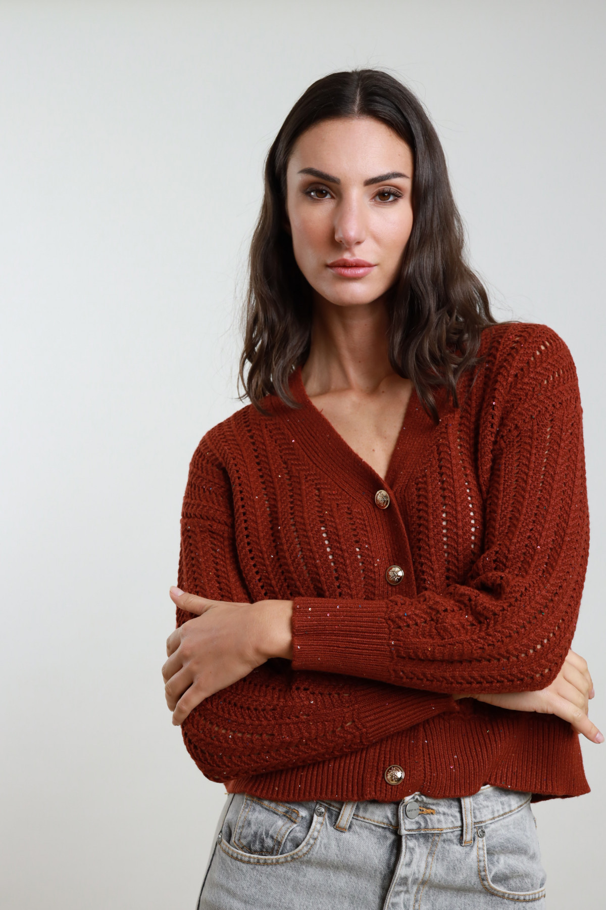 Cardigan Micro Paillettes