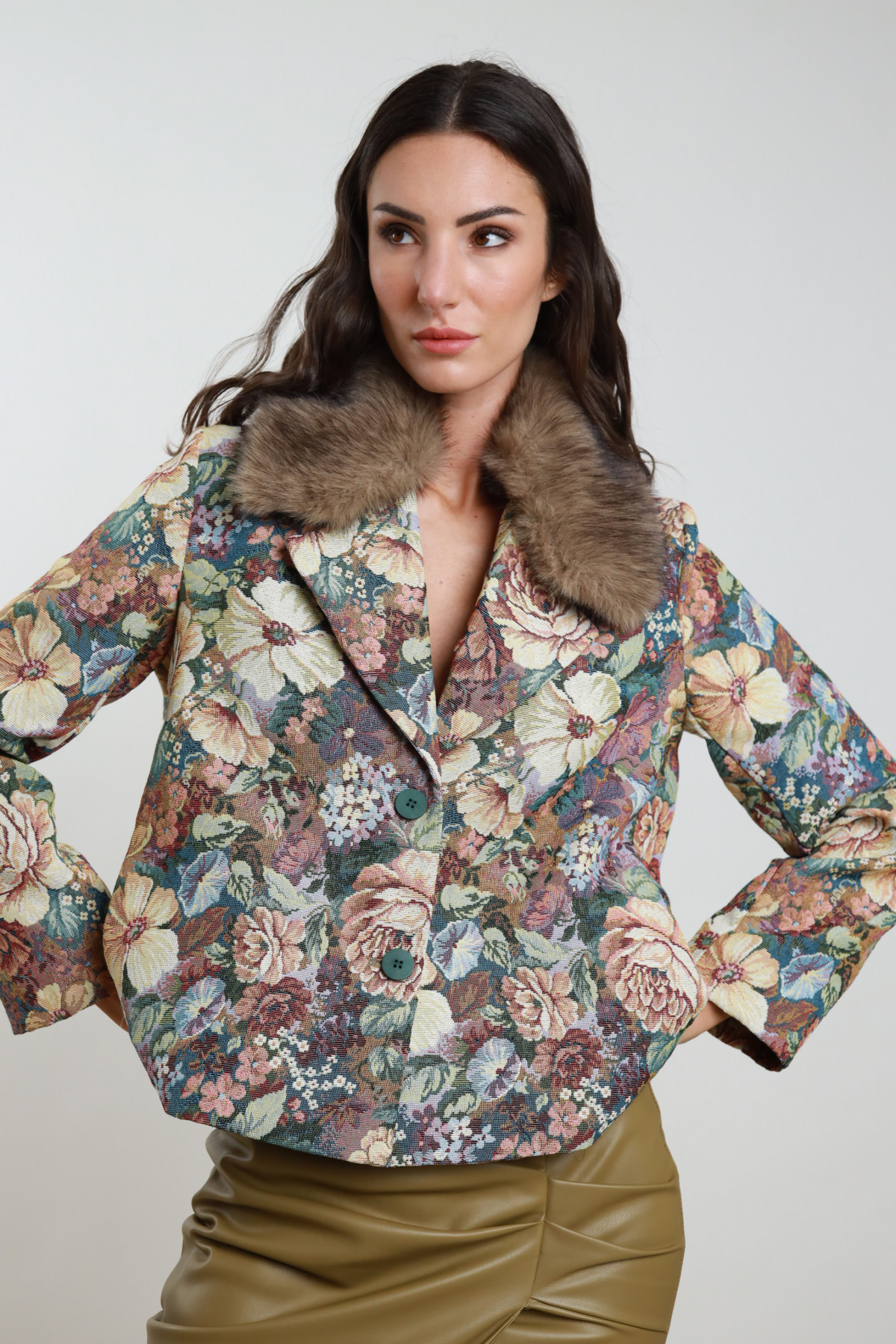 Jaquard Jacke