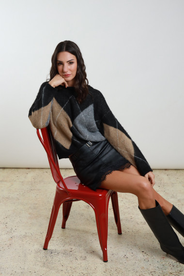 Maglione Jacquard Rombi