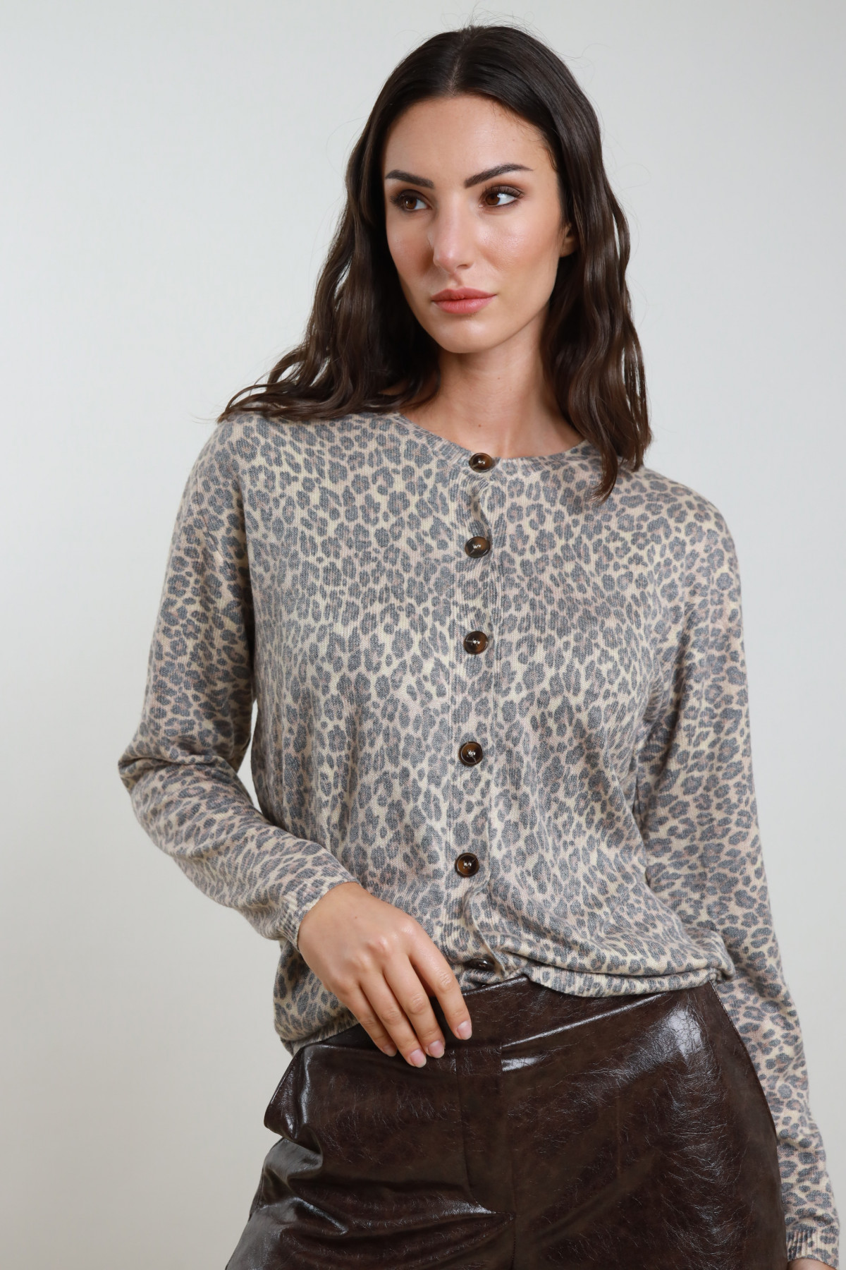 Cardigan Animalier