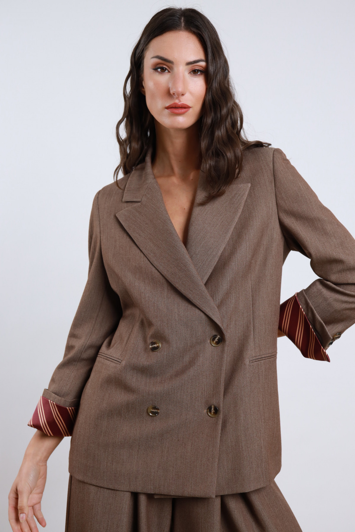 Blazer con Risvolto