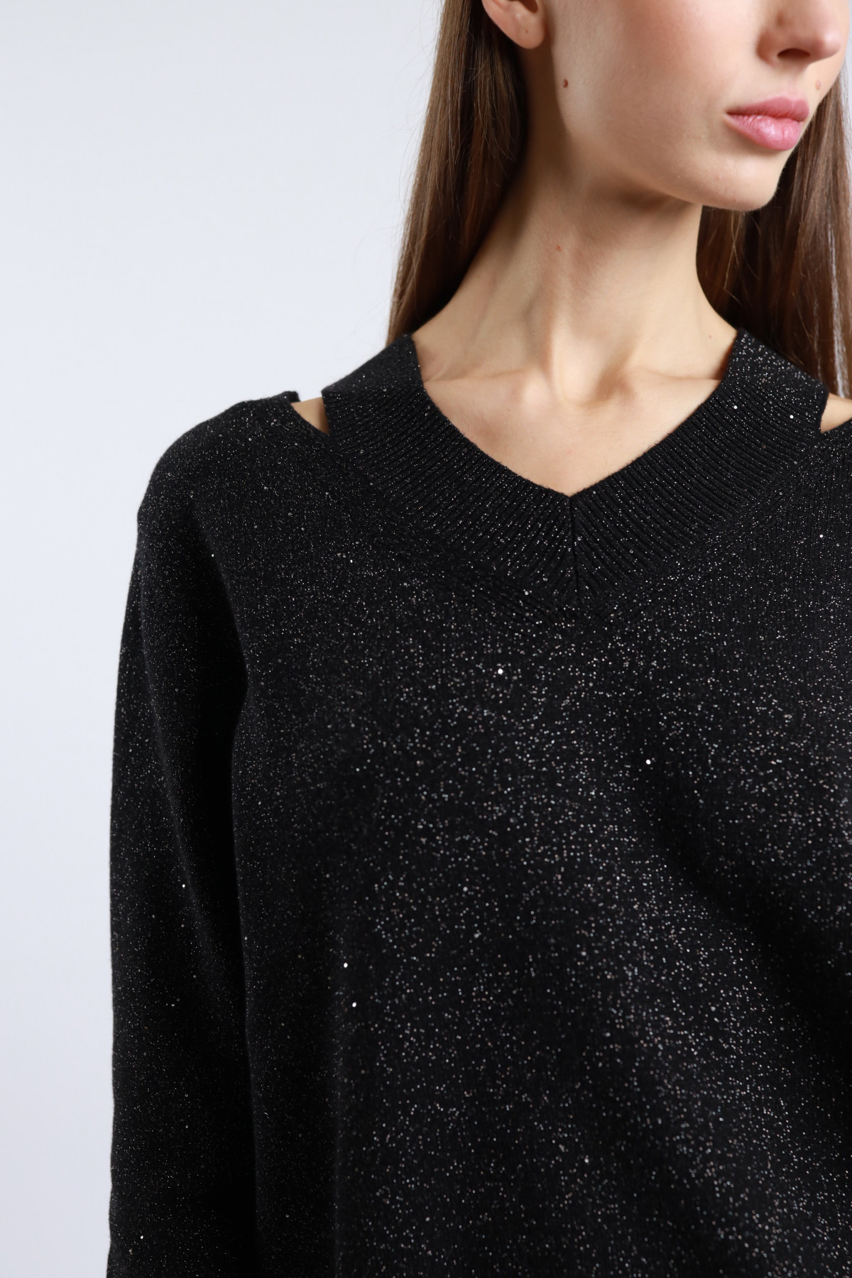 Maglia Cut-Out Lurex