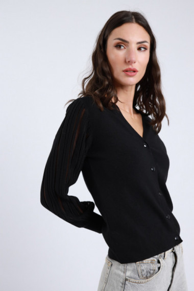 Ballonhülle Strickjacke