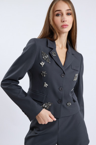 Blazer Crop Gioiello
