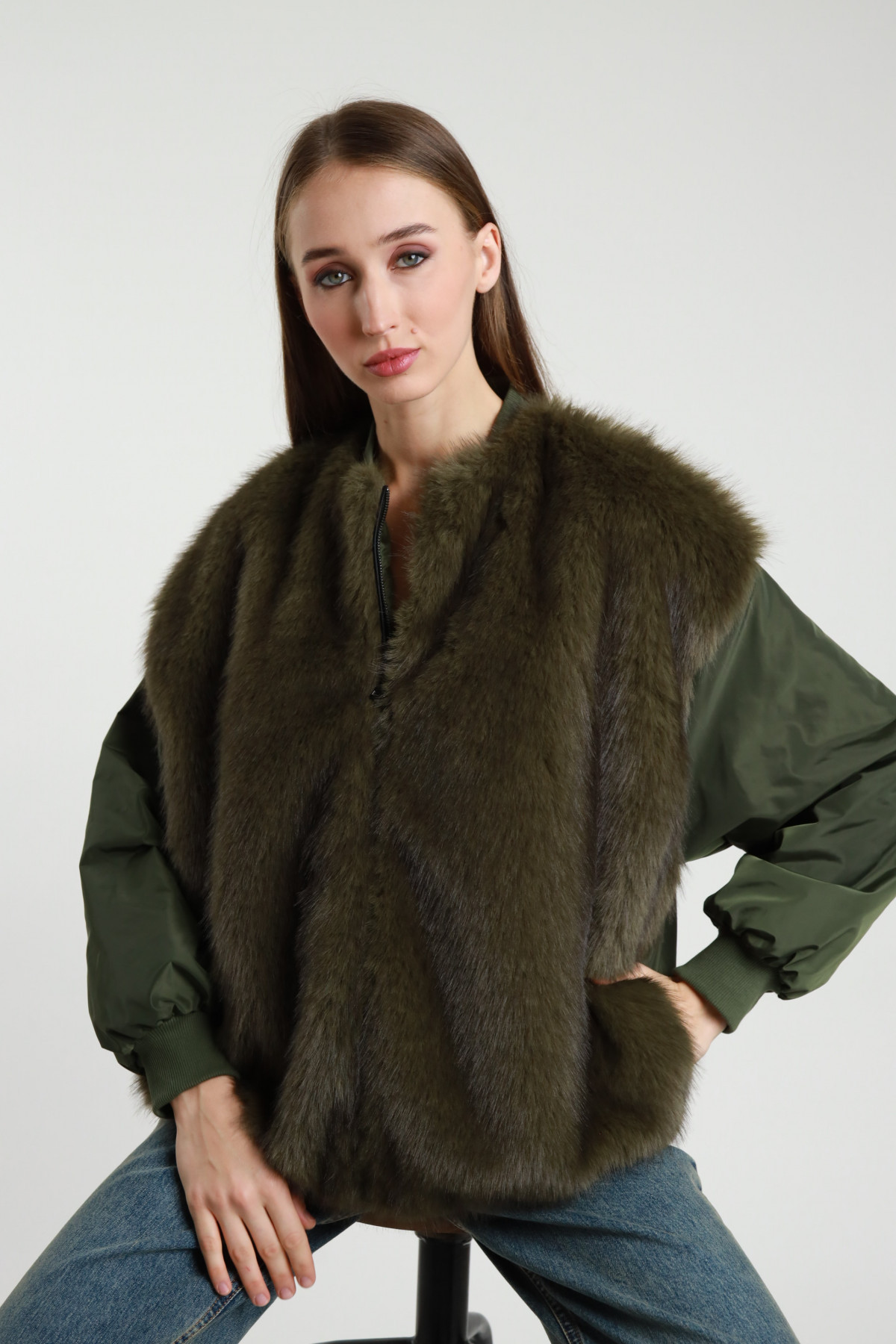 Bomber Ecopelliccia