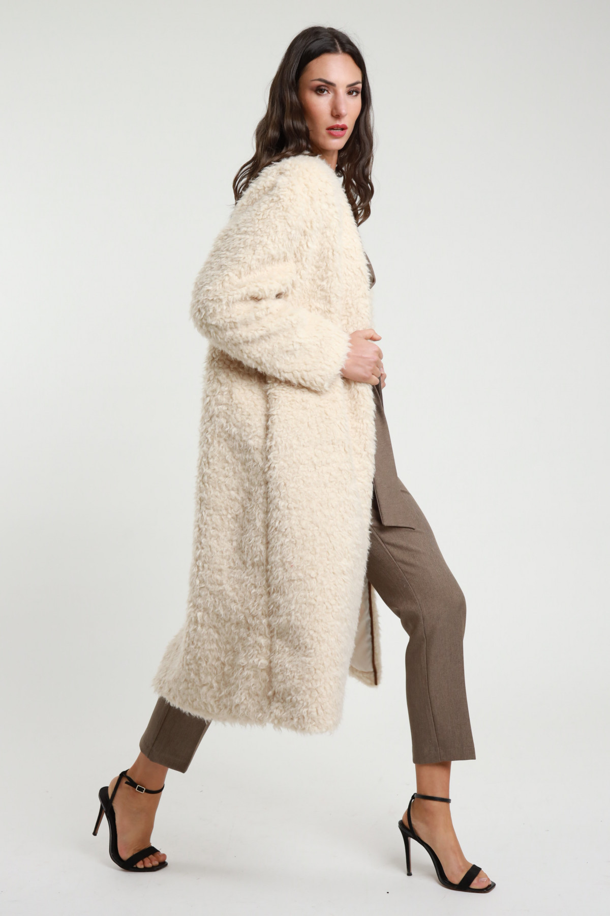Long Faux Fur Coat