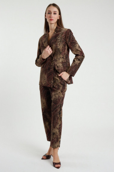 Hose mit Animal-Print