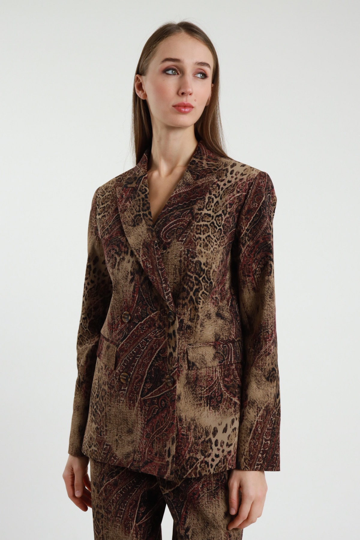 Jacke mit Animal-Print