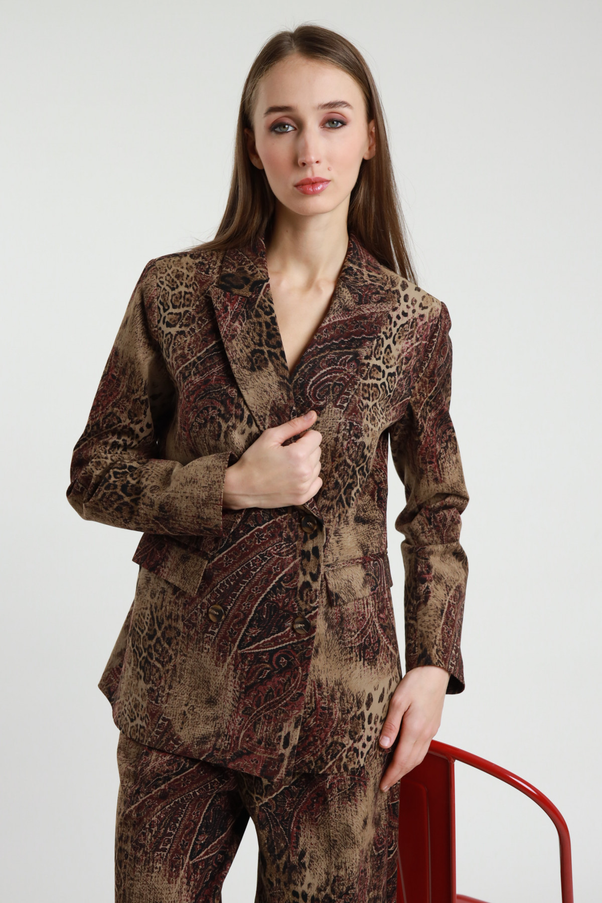 Jacke mit Animal-Print