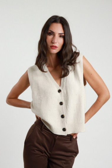 Sequined vest