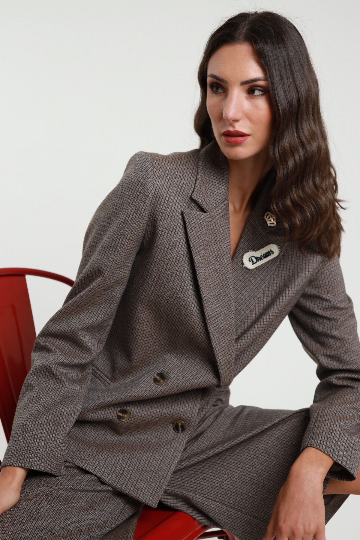 Aufgesetzte Jacke