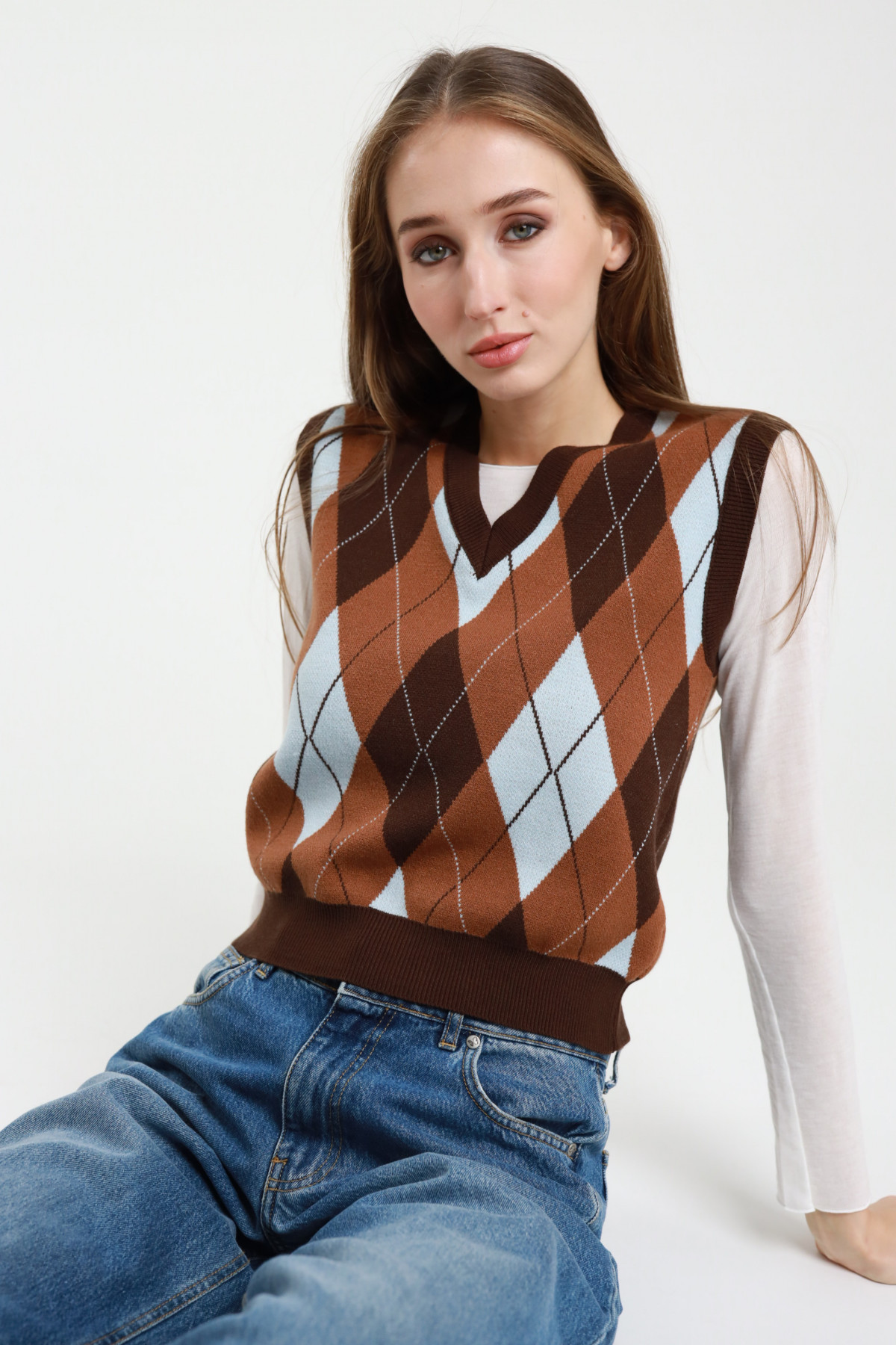 Gilet Slim Rombi