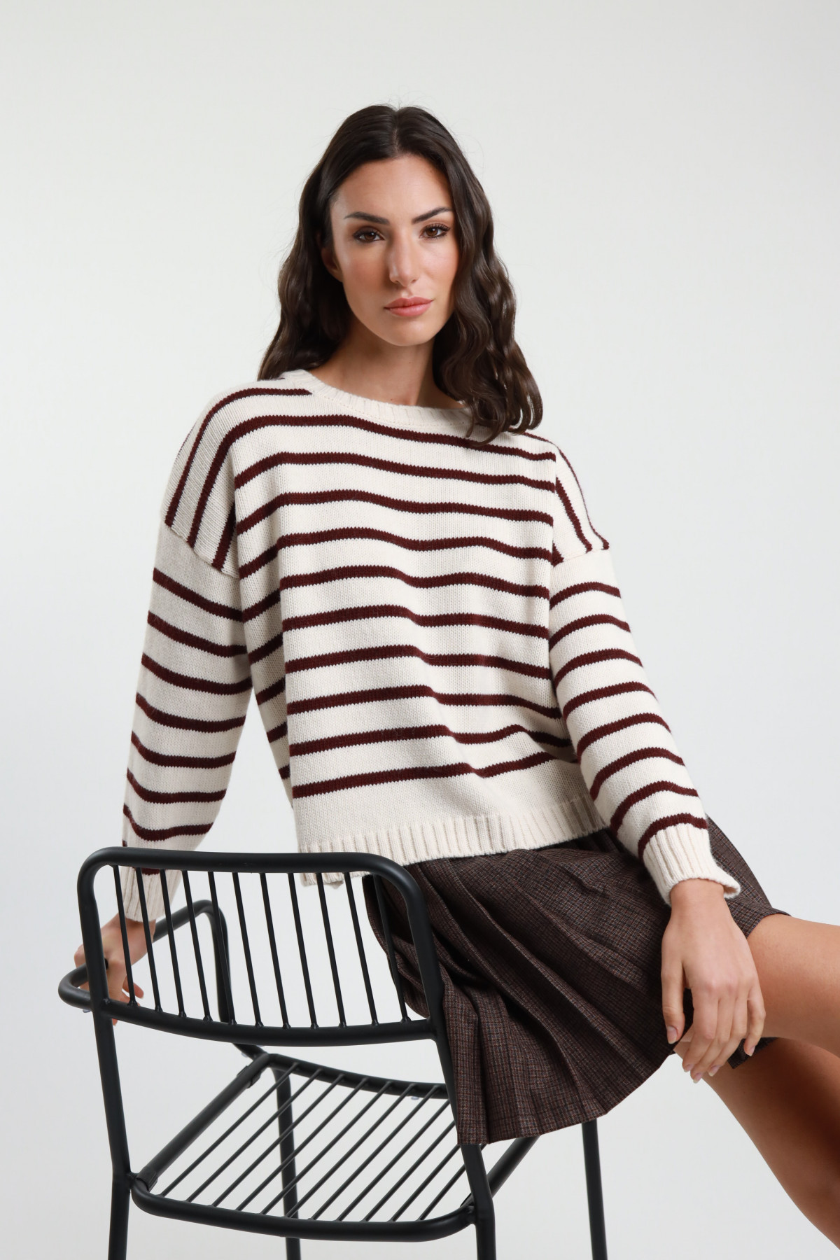 Gestreifter Pulli