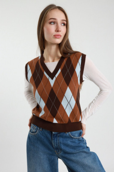 Gilet Slim Rombi