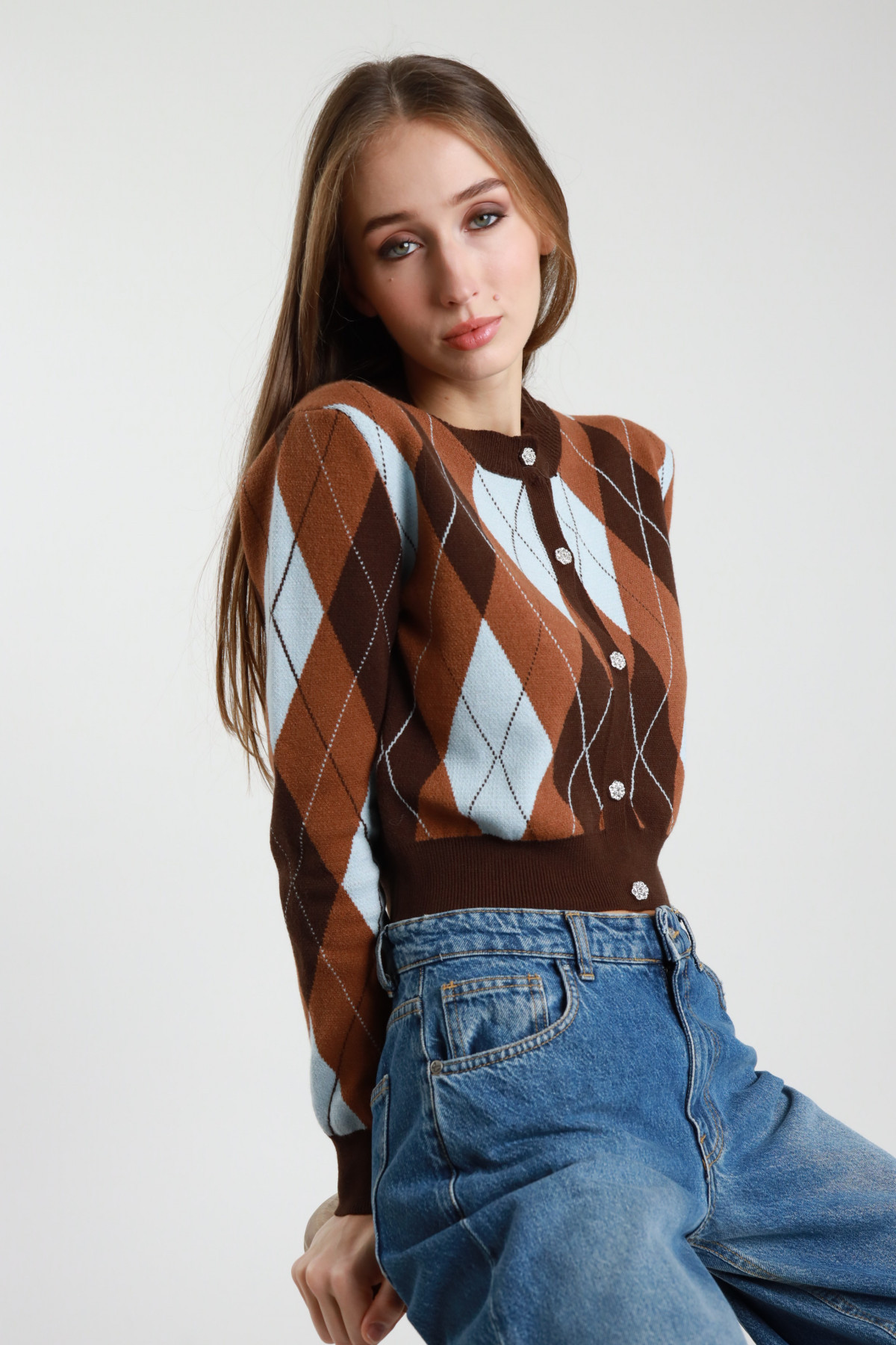 Cardigan Rombi
