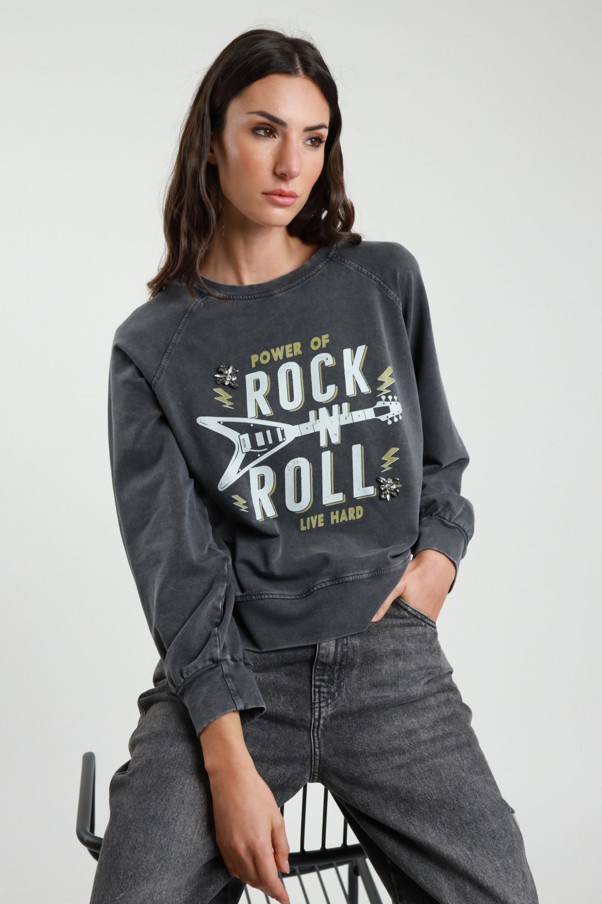 Bedrucktes Sweatshirt