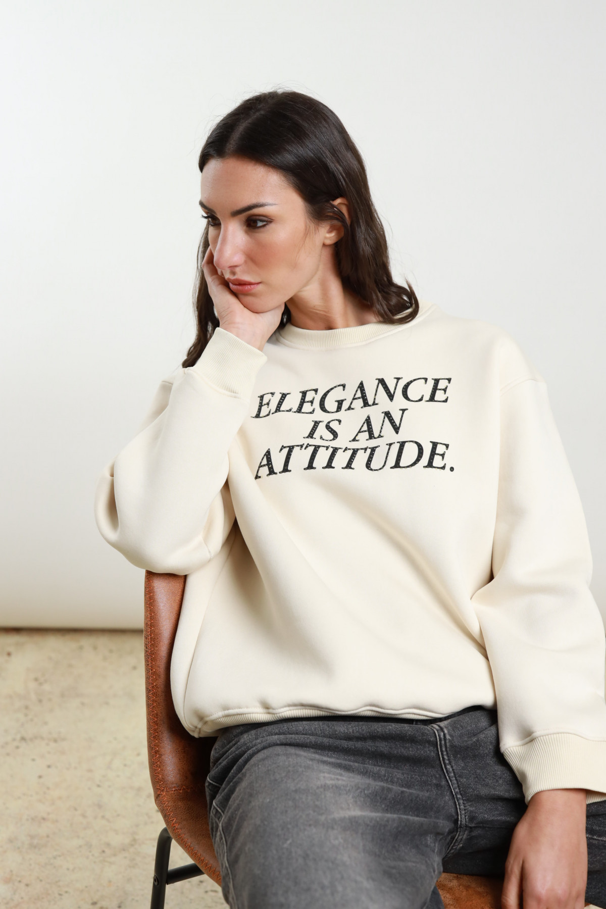 Felpa Over "Elegance"