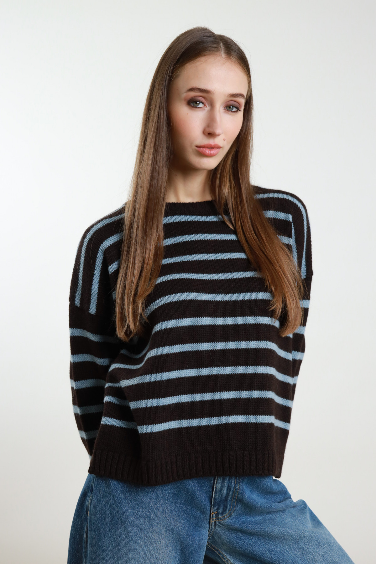 Gestreifter Pulli