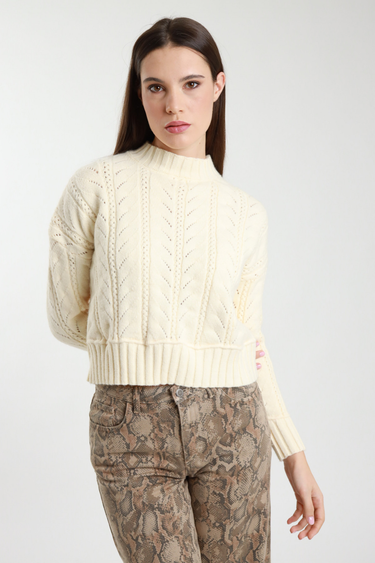 Pullover Trecce