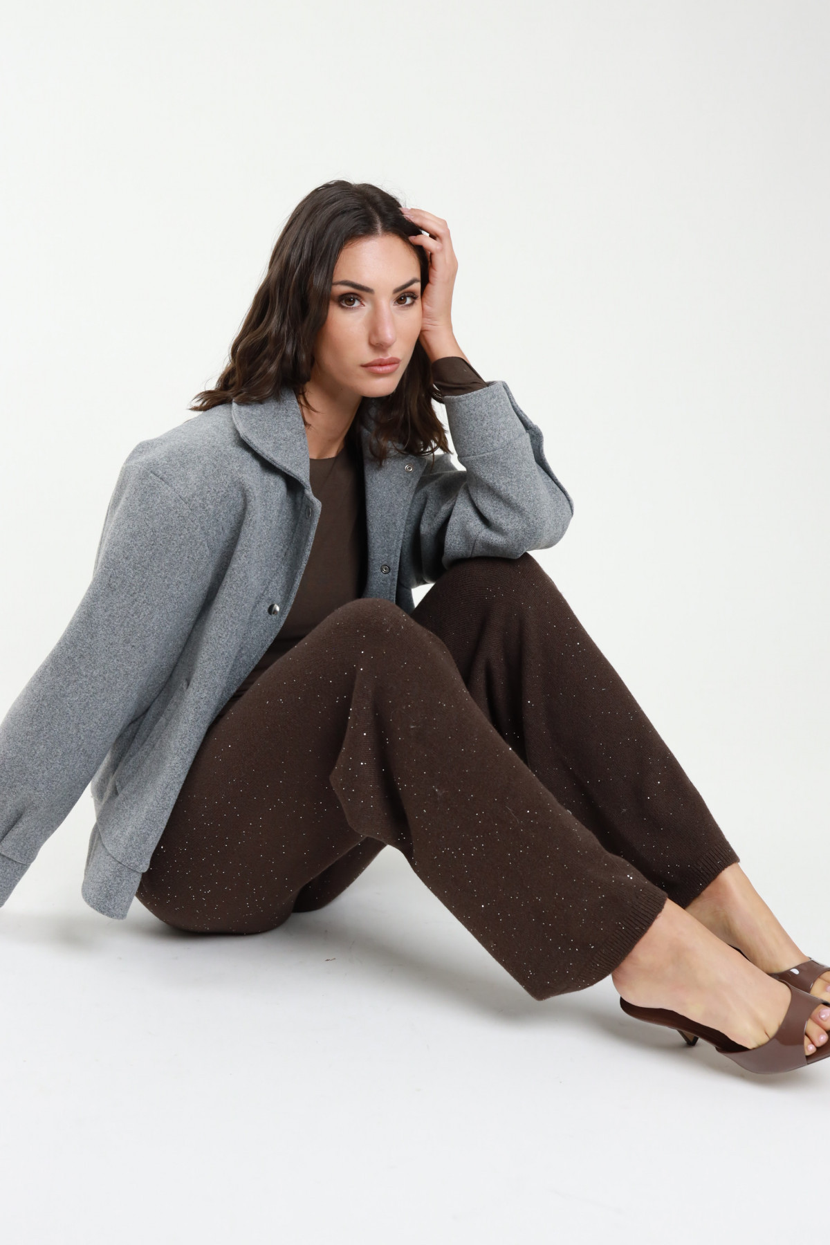 Pantaloni Micro Paillettes