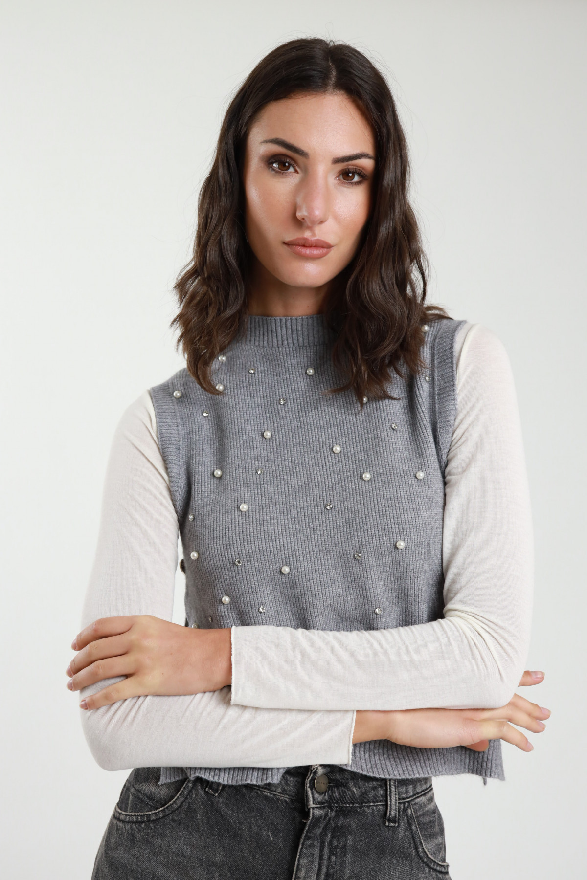 Gilet Strass