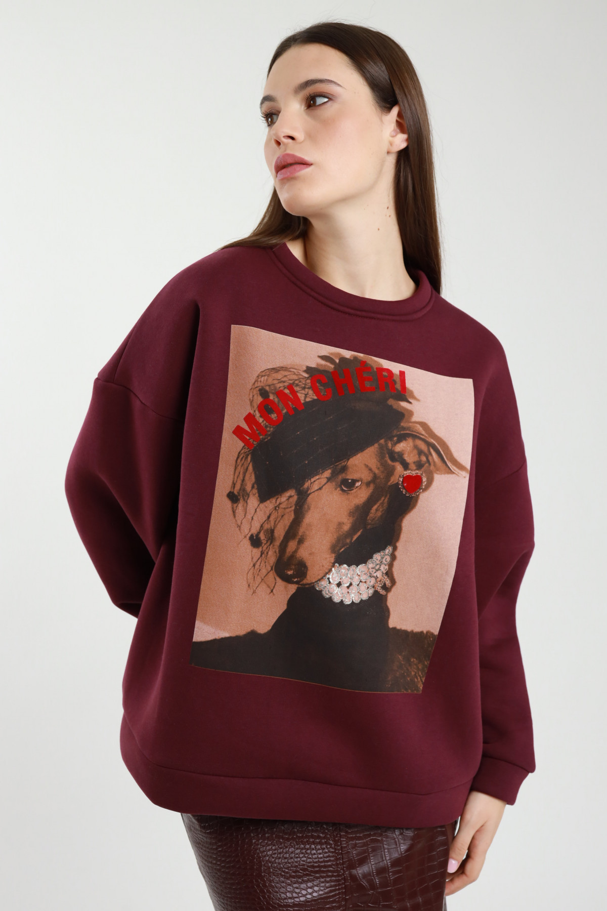 Bedrucktes Sweatshirt