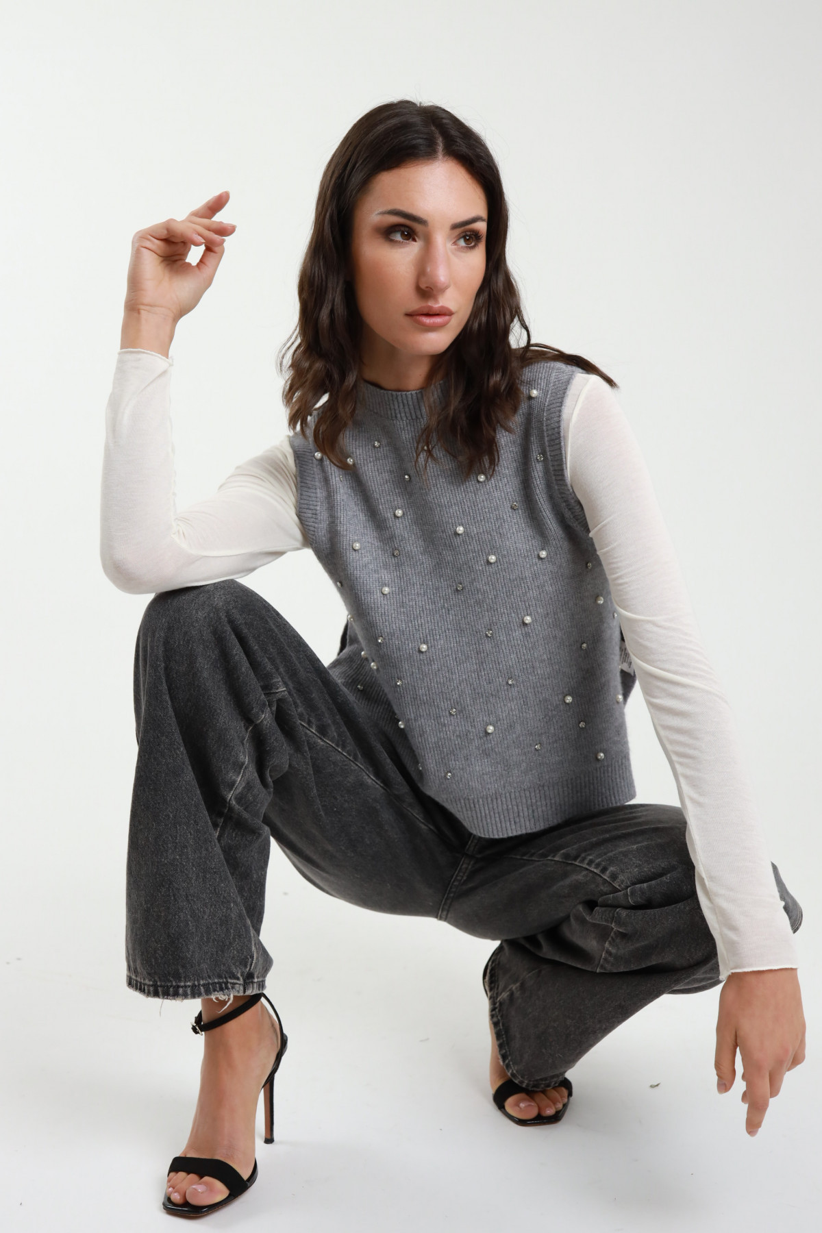 Gilet Strass