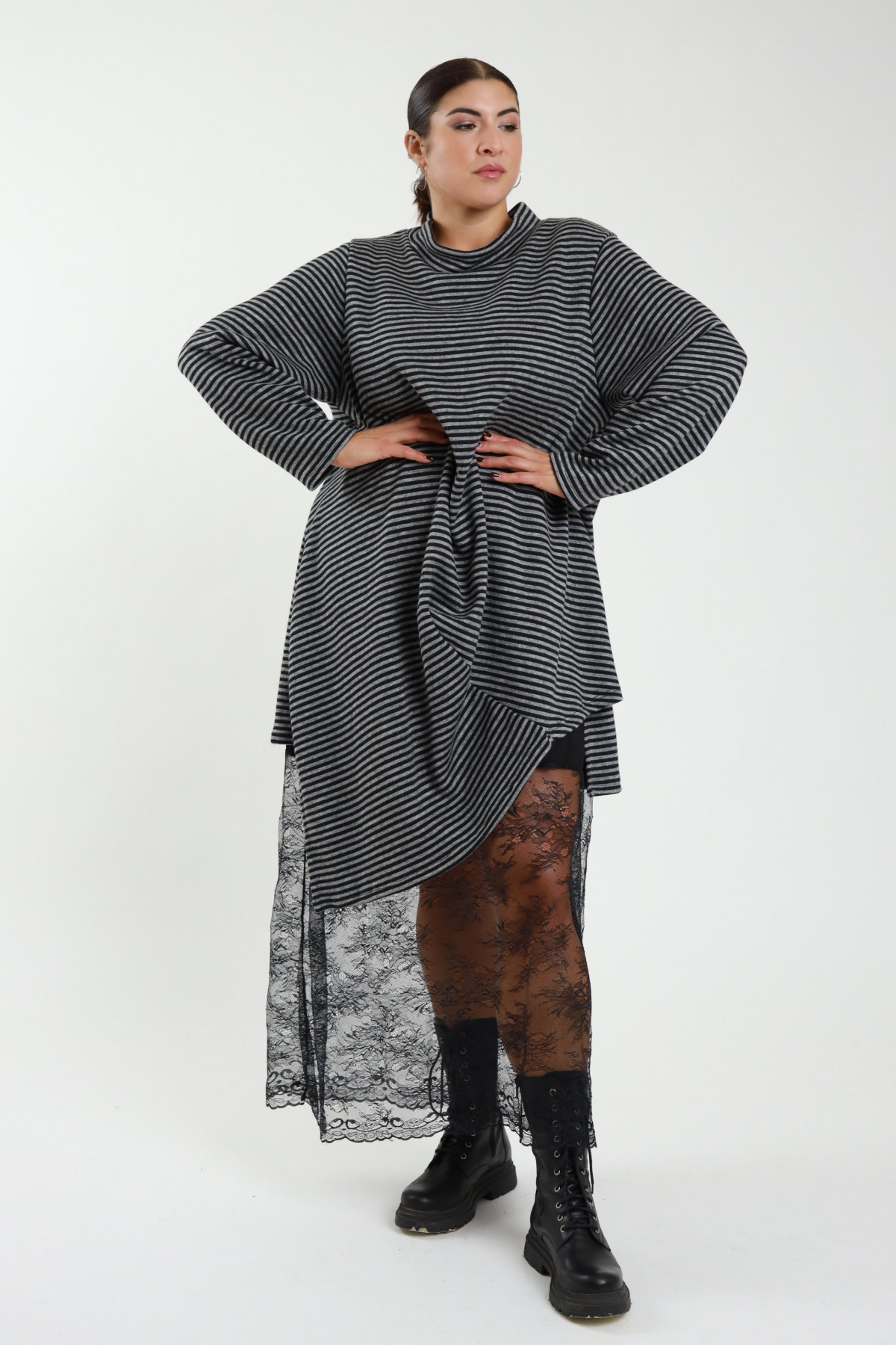Susy Star - Maxi Maglia Rigata