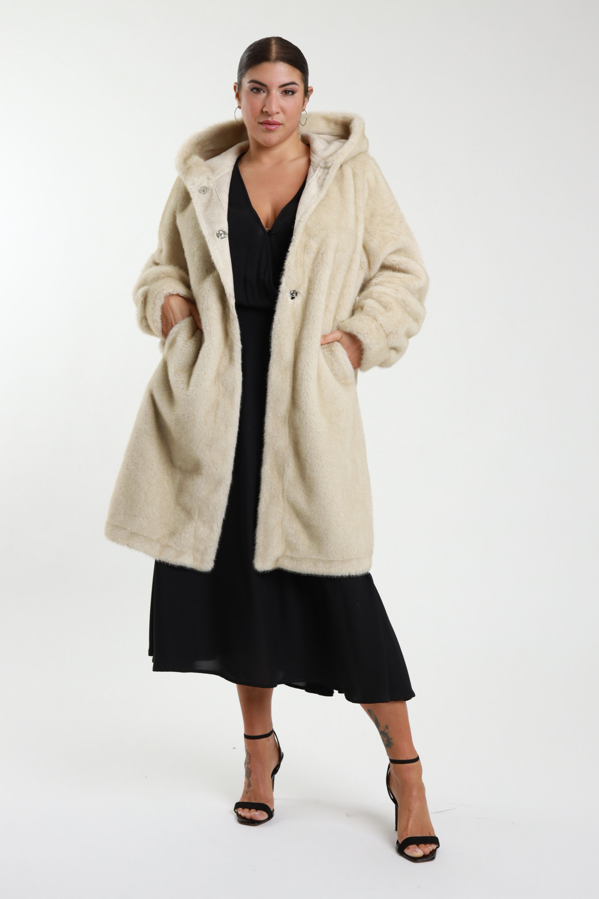 Susy Star - Ecopelliccia Cappuccio