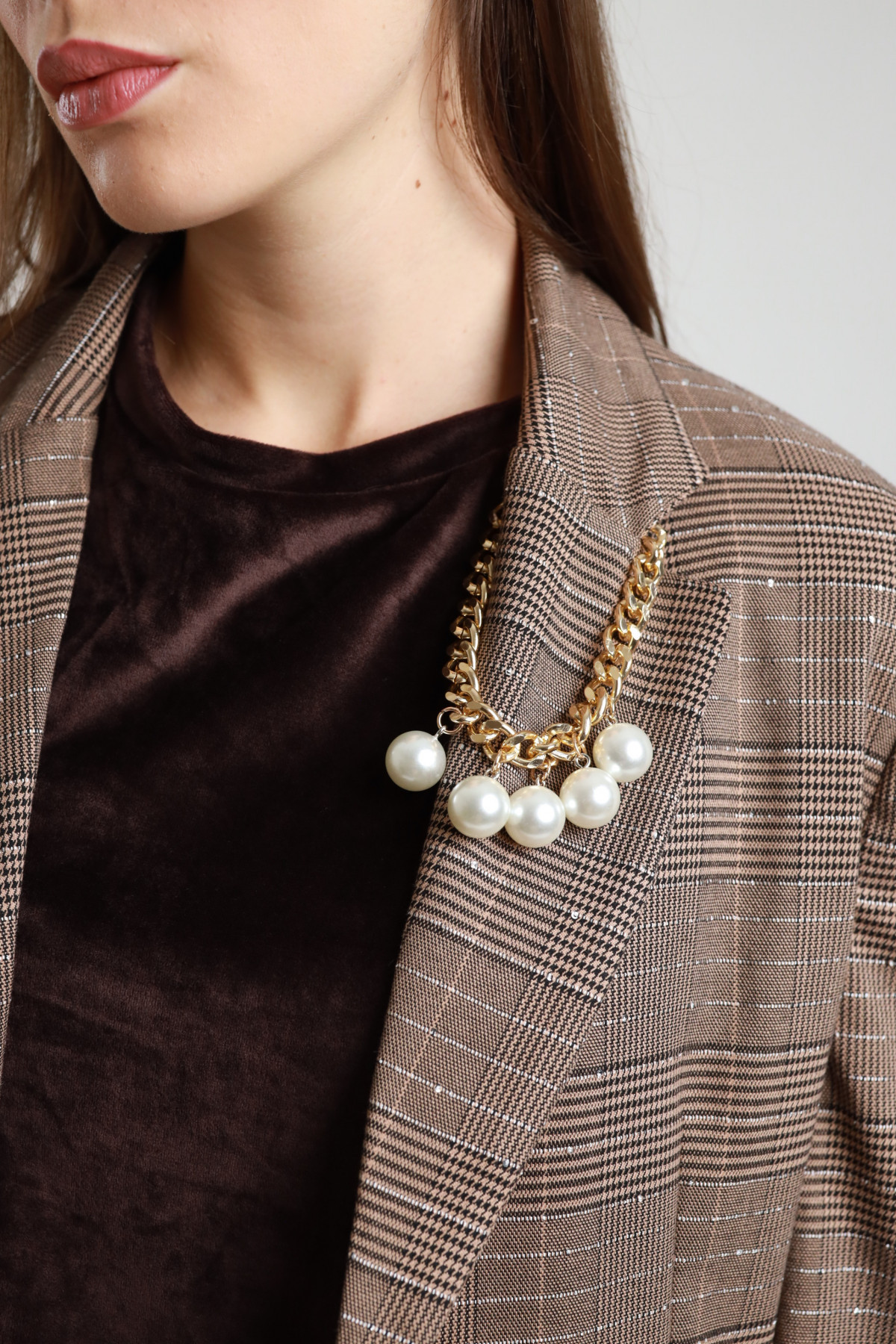 Blazer Check Frange