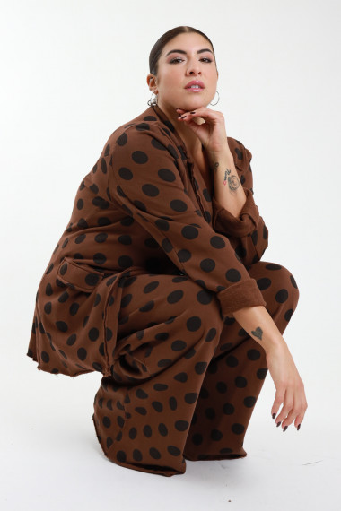 Susy Star - Giacca Felpa Pois