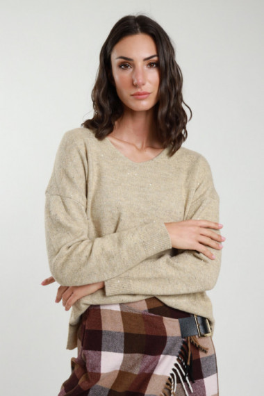 Micro Paillettes shirt