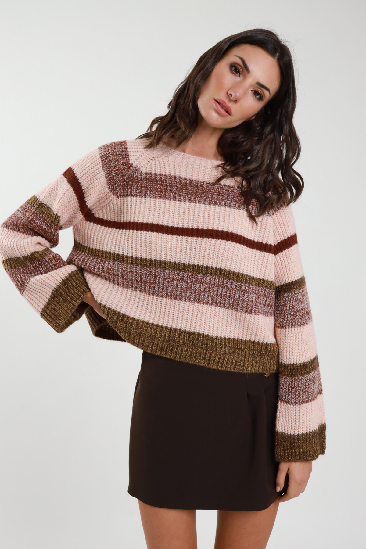 Streifen Pullover
