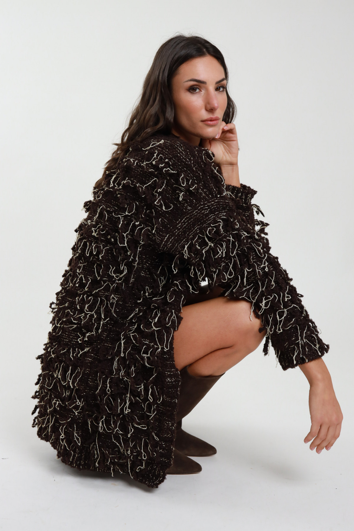 Cardigan Frange