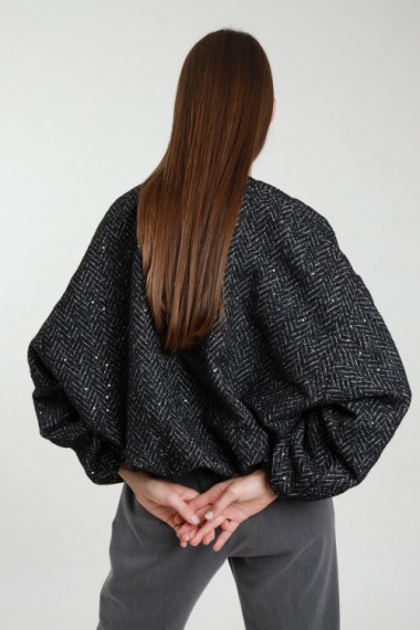 Bomberjacke mit Pailletten