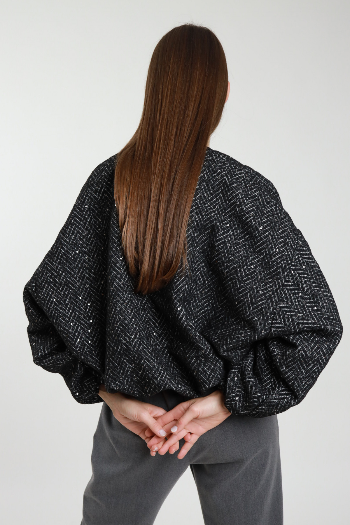 Bomberjacke mit Pailletten