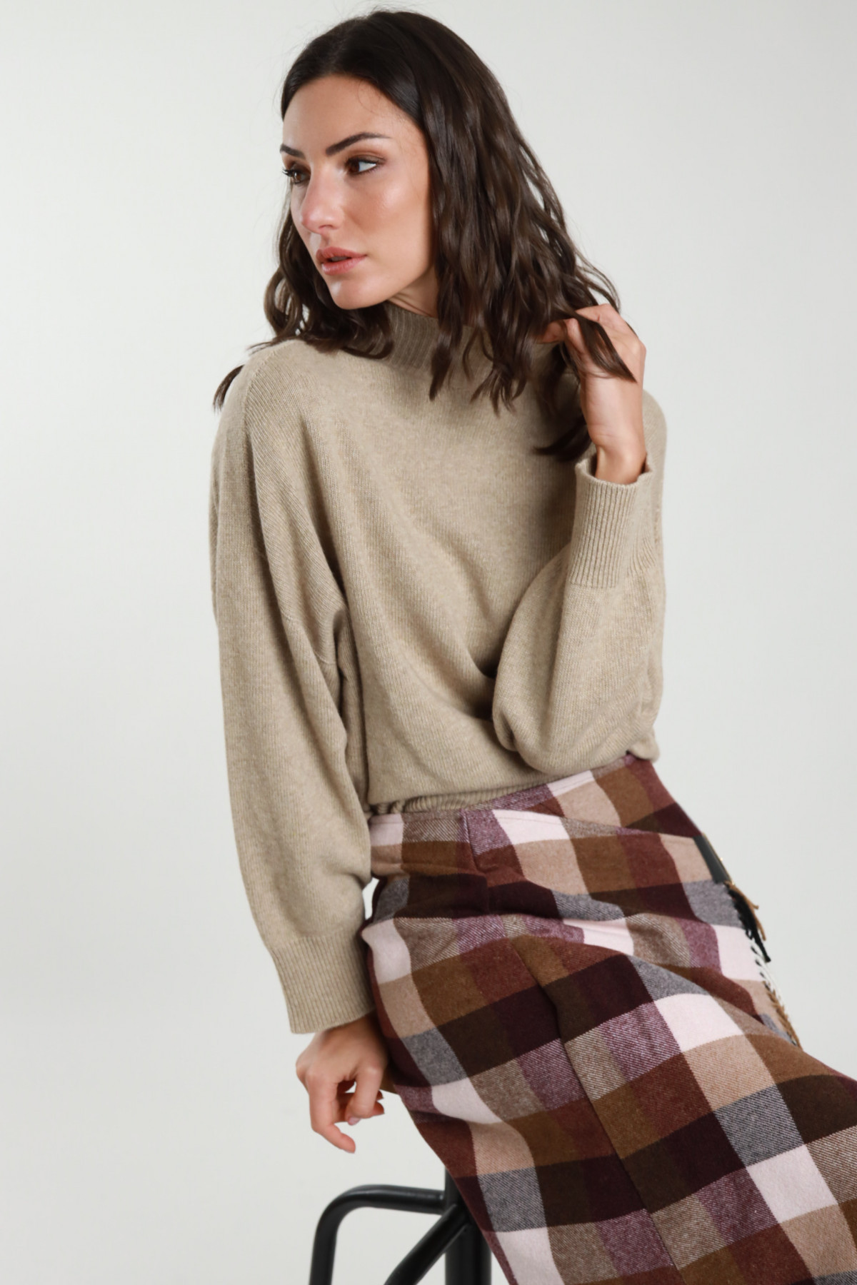 Rollkragenpullover aus Kaschmir