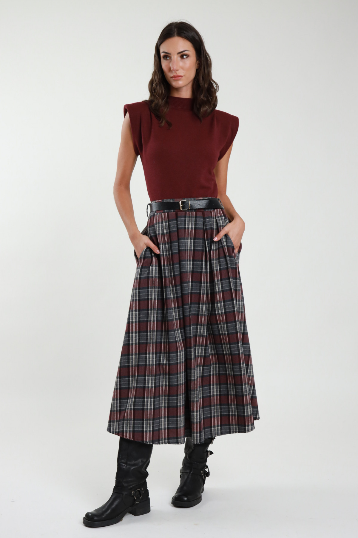 Tartan skirt