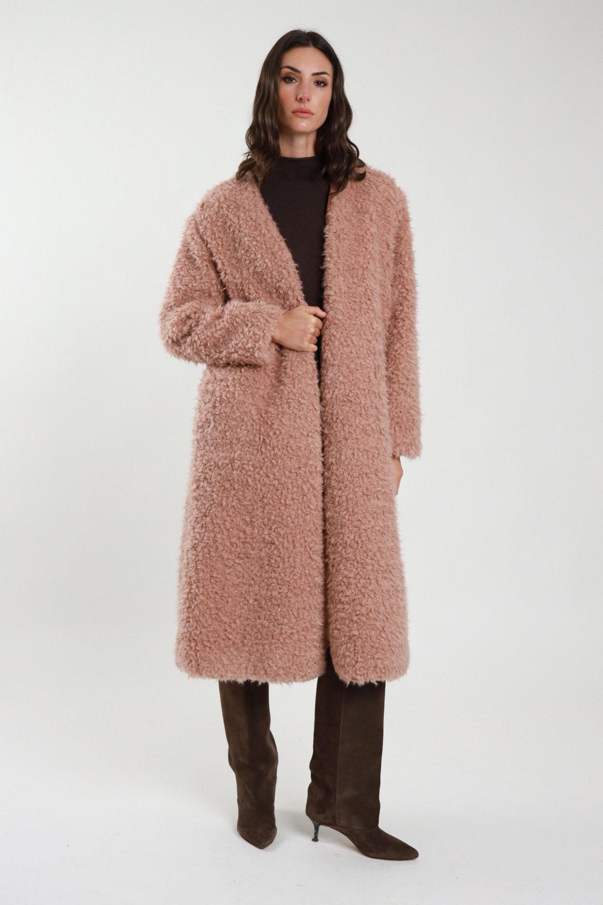 Long Faux Fur Coat