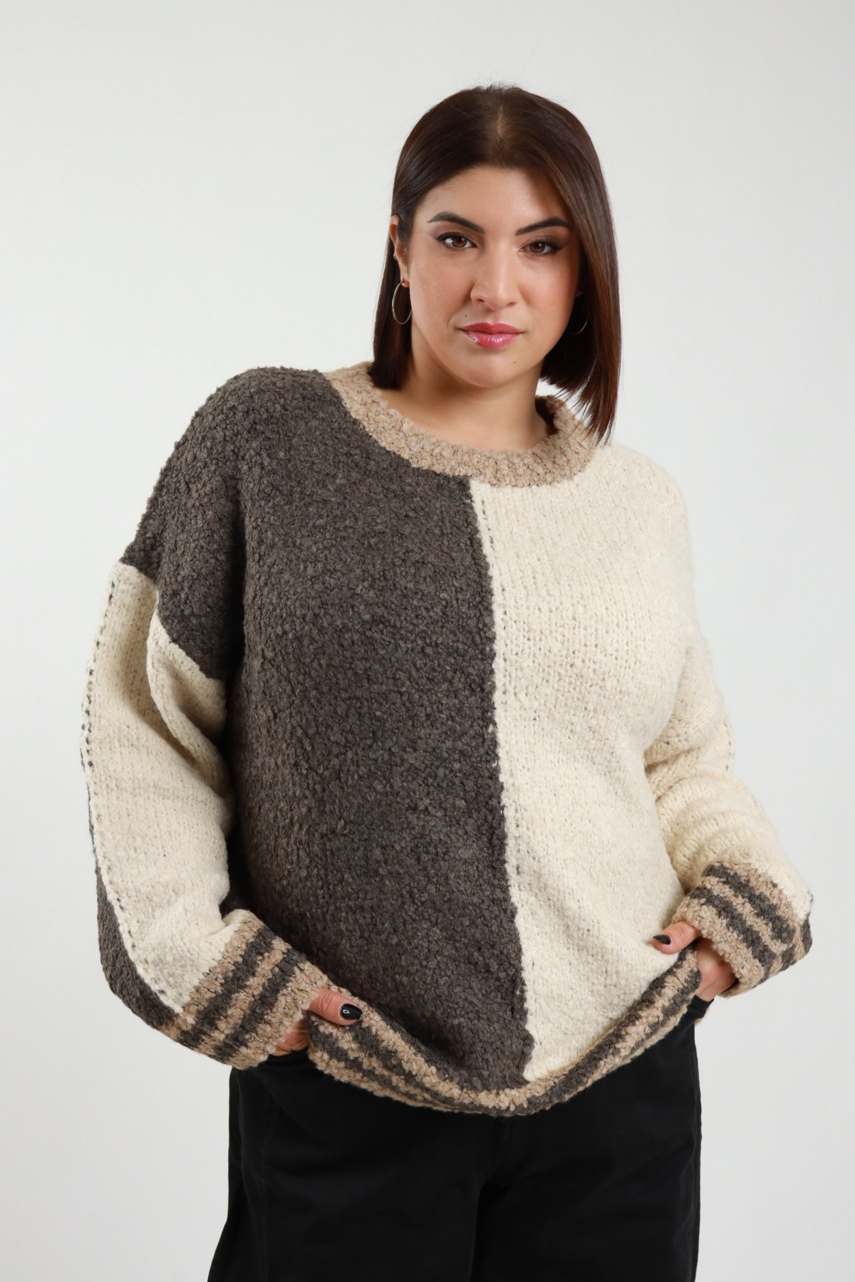 Susy Star - Maglione Bicolor