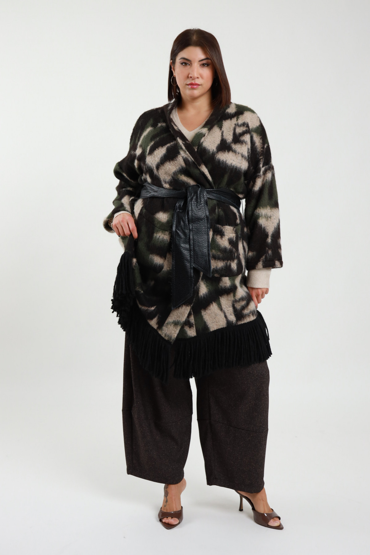 Susy Star - Cappotto Jacquard