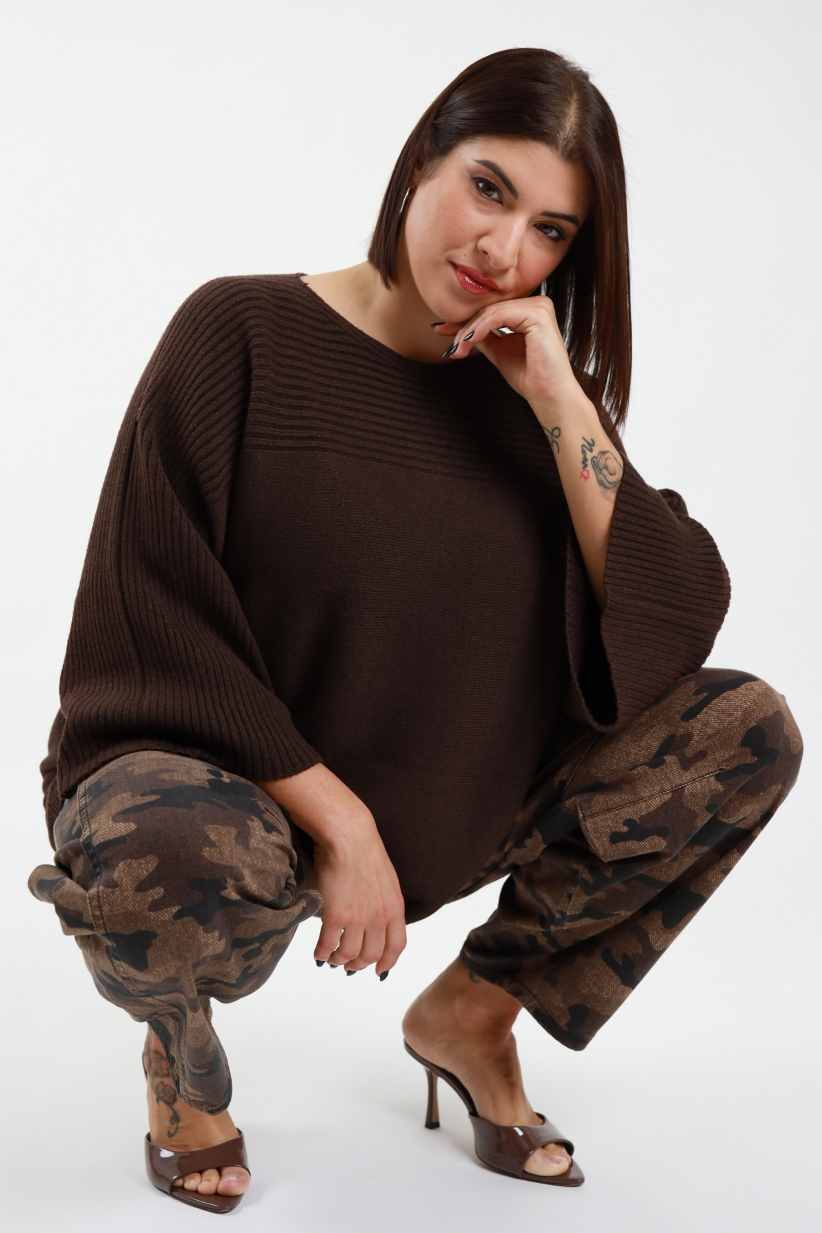 Maglia lupetto 52%vi 26%pl 22%ny